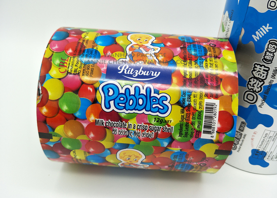 Custom Printing Metalize Foil Moistureproof Laminating Film Roll packaging, Snack Cookies Packaging Film Roll
