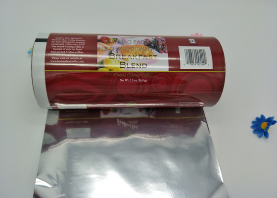 Moisture Proof Laminated Aluminum foil Metalize Foil LDPE Plastic Laminating Roll Film Packaging for Powder Nuts Coffee