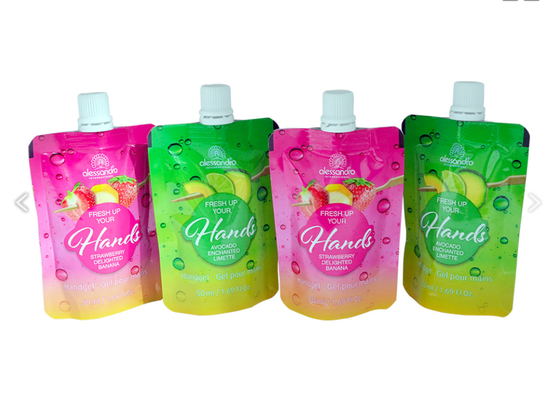 Durable And Leakage-proof Customize Printed Spout Pouch Doypacks With Nozzle for Fruit Juice and Any Liquid substance