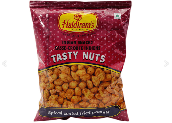 Customized Printing And Size Snack Food Packaging For Cracker Chips Dried Nuts , Aluminum Foil Metalized Layer