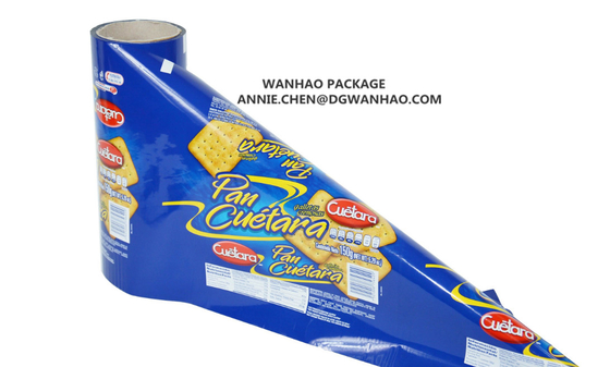 Chips / Corn Puffed printed laminated rolls Film Varieties Of Snacks Packaging