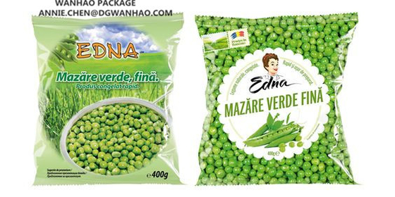 Custom Printed Frozen Food packaging Bag, Frozen Packaging Material For Vegetable, Ready To Eat Foods Packaging