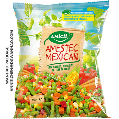 Custom Printed Frozen Food packaging Bag, Frozen Packaging Material For Vegetable, Ready To Eat Foods Packaging