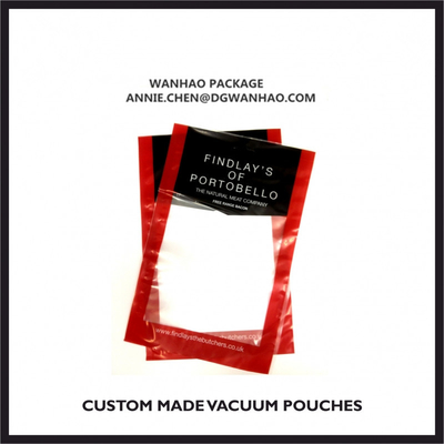 Custom Printed Vacuum Pouches, High Barrier Vacuum Packaging Bags
