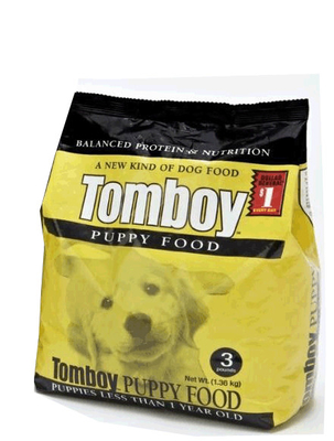 Custom Food Grade Stand Up Pet Food Packing Bag With Zipper