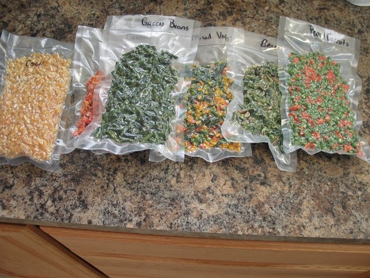 NY / PE Vacuum Packaging Bags Customized Laminated , Vacuum Food Packing Bag